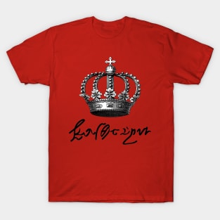 Katherine Howard, Queen of England, Crown and Signature T-Shirt